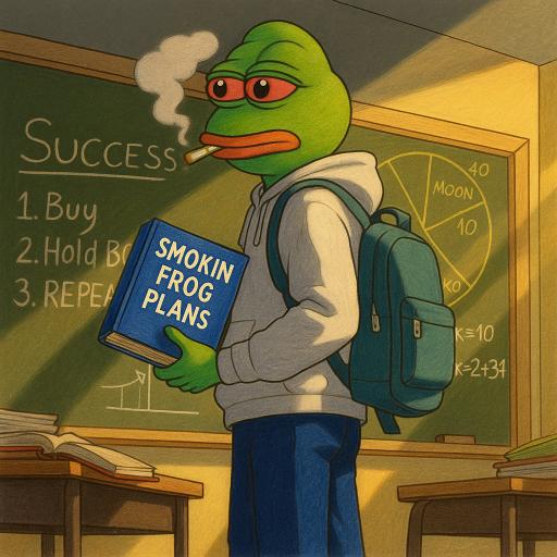 Smokin Frog Meme #3
